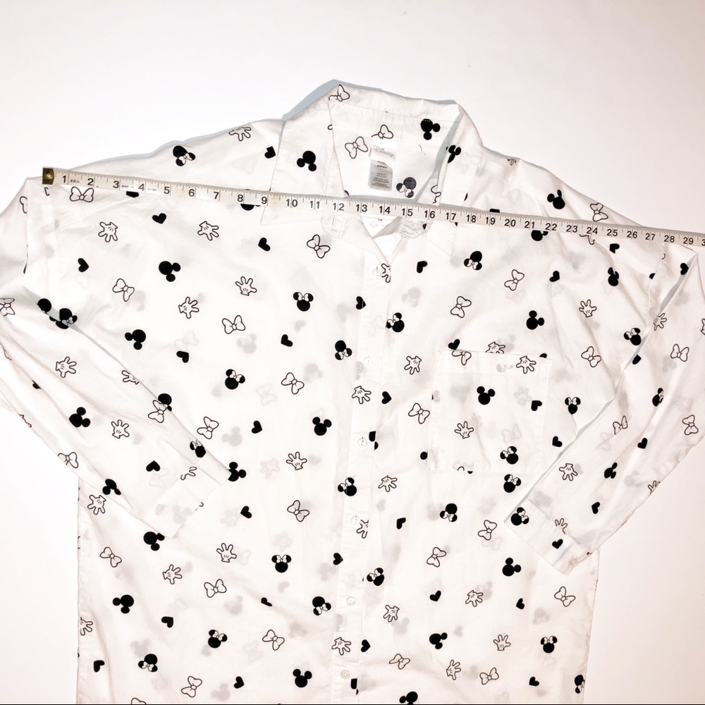 Disney Long Sleeve Pajama Button Up.     061 - Picture 3 of 6